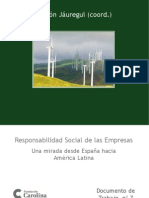 Responsabilidad Social de las Empresas
Una mirada desde España hacia 
América Latina