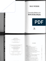 WEBER, Max. Conceitos básicos de sociologia