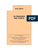 Benda_trahison_clercs Resension Benjamin 1927