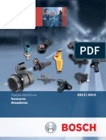 Bosch Catalogo Aplicaçoes Sensores e Atuadores Sistema de Injeção Eletronica 2012/2014 PDF