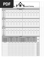 Periodização Padronizada (Modelo)