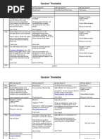 MediaCampNottingham May 2009 Session Timetable