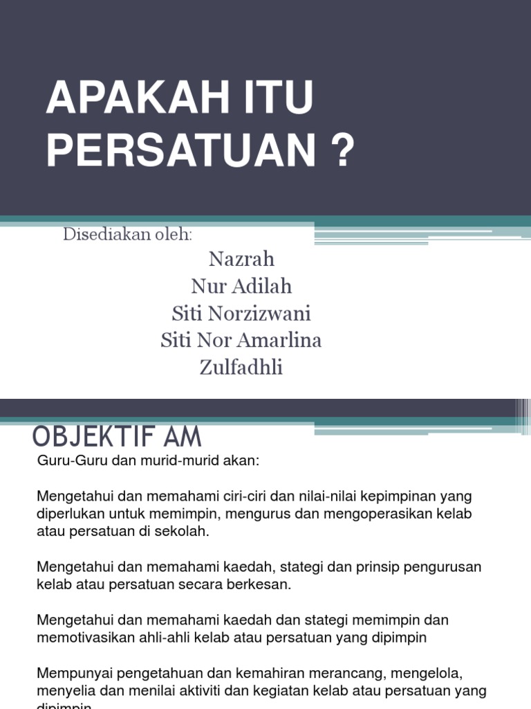 Aktiviti Persatuan Tahun 2010