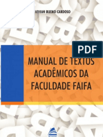 Manual de Textos Academicos Da Faculdade FAIFA Vivian Bueno Cardoso