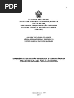 PROGRAMAS DE POLICIA COMUNITÁRIA NO BRASIL