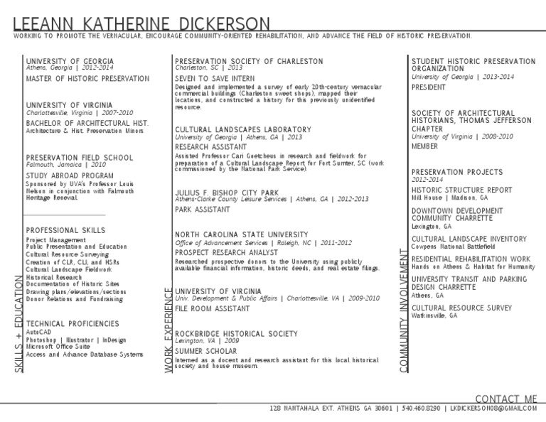 Uva Resume Template Uva Resume Template