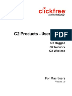 Clickfree C2 Products User Manual Mac v1.0