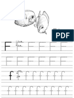 Alphabet Coloring Tracers F Traditional