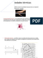Propiedades Térmicas