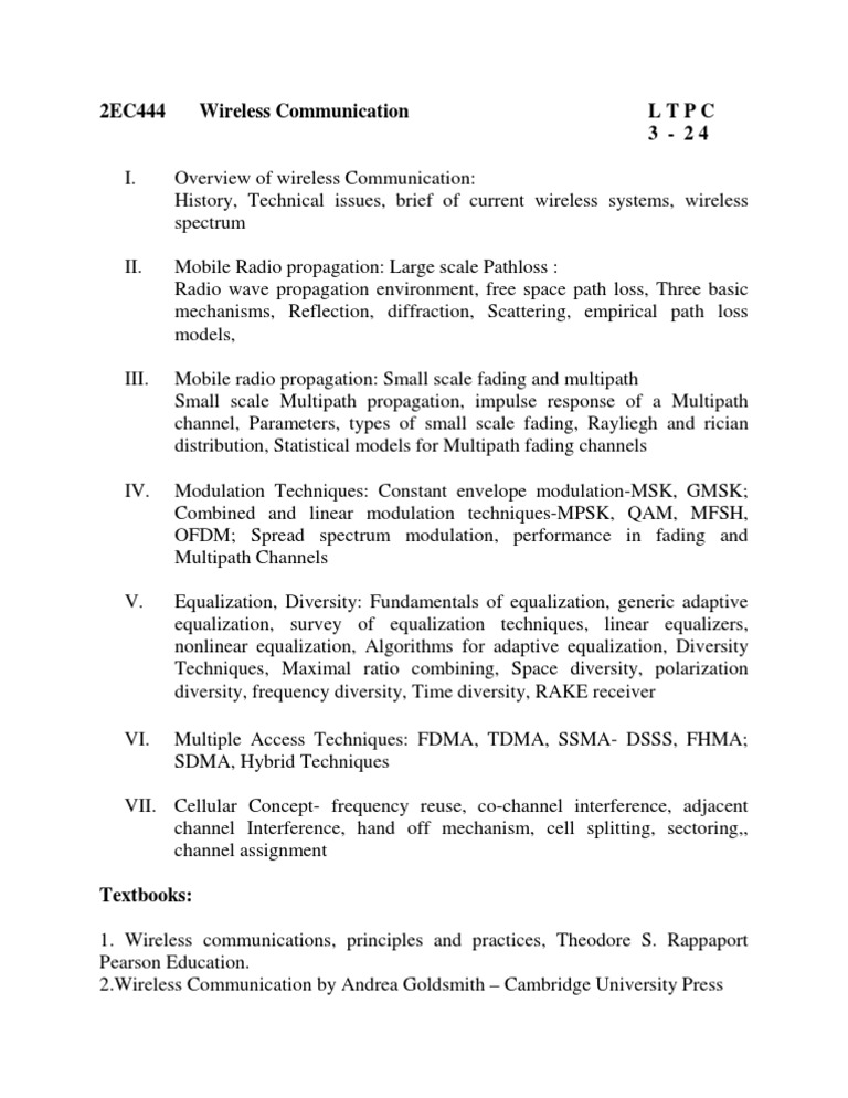 Wireless Communication Principles Overview | PDF