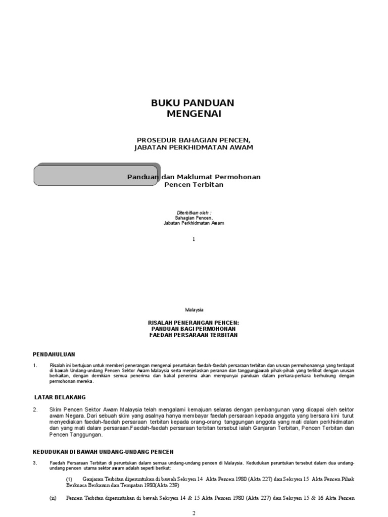Pencen Terbitan Pdf