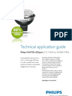 Technical Application Guide MASTER LEDspot LV D 7 35W 10 50W MR16