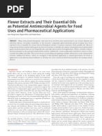 Download Flower Extracts and Their Essential Oils as Potential Antimicrobial Agents for Food Uses and Pharmaceutical Application by Vida Faith Galvez SN151017997 doc pdf