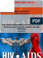 Nursing English Ii: Hengki Hanggara NPM 011016 D3 KI