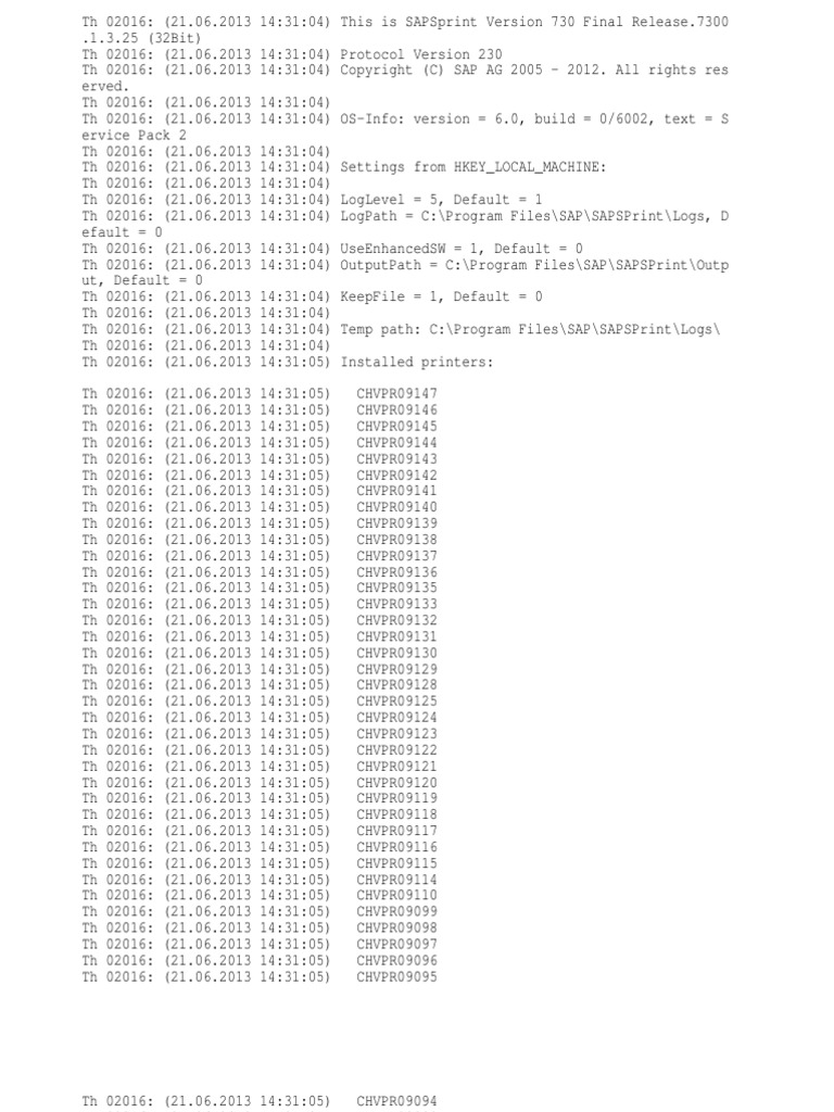 SAPSprint Installation Overview | PDF | Network Socket | Computing ...