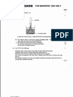 HKCEE 2004 Chemistry Paper 1 Marking Scheme
