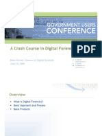 Crash Course in Digital Forensics