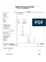 Contoh Format Slip Gaji