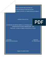 A ESTRUTURA DA DESPESA PÚBLICA E A EVOLUÇÃO DO SECTOR PÚBLICO ADMINISTRATIVO EM MOÇAMBIQUE [2005 – 2010] - Repensando o tamanho da Máquina Administrativa do Estado