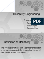 Reliability Enginnering: Presented by