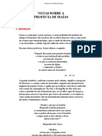 Notas sobre a Profecia de Isaías