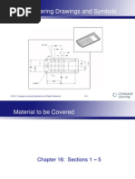 Engineering Drawings and Symbols: 16-1 © 2011 Cengage Learning Engineering. All Rights Reserved