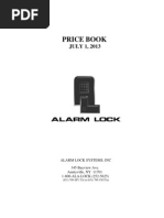 Download Alarm Lock Price List 7_2013 by Security Lock Distributors SN151066647 doc pdf