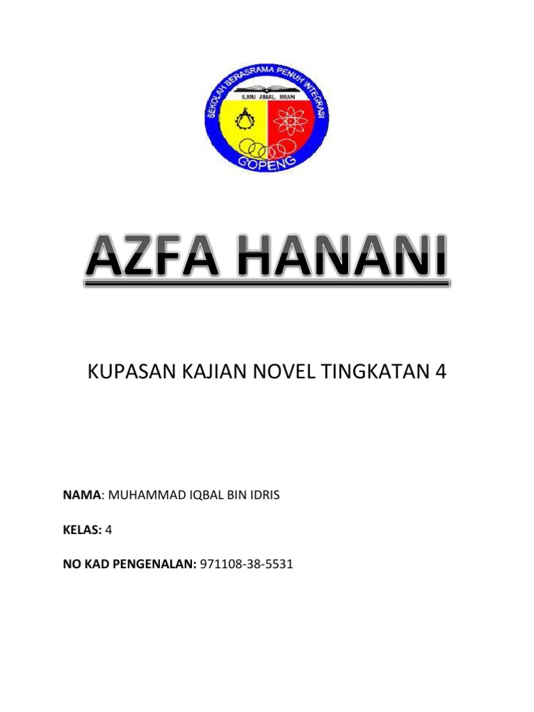 Sinopsis Novel Tingkatan 4 | PDF