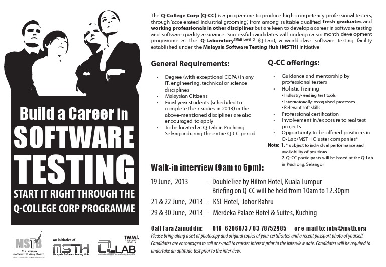 Q-College Corp Software Testing Program | PDF