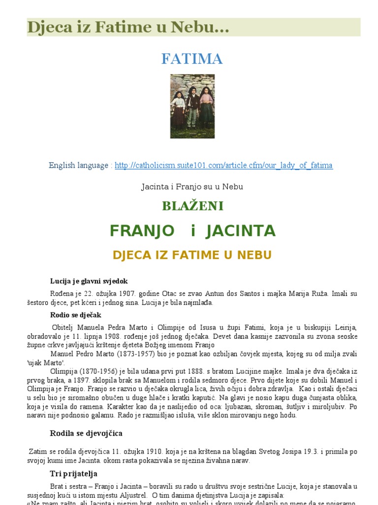 Fatima | PDF