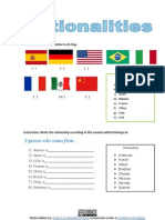 Nationalities NV