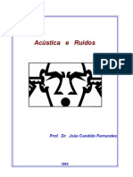 ACÚSTICA E RUÍDOS - APOSTILA-1º PARTE  - João Candido Fernandes