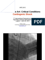 State of The Art: Critical Conditions: Cardiogenic Shock