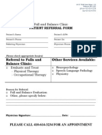 Referral Form PT and Ot