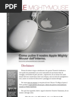 Download Guida alla Pulizia del Mighty Mouse Apple dallinterno by phox081 SN15109743 doc pdf