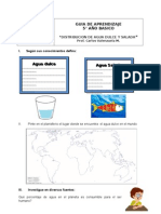 3a Guía de Aprendizaje Distribucion de Agua Dulce y Salada