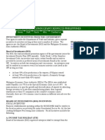 Investment Incentives From The Government Read More... : Why The Philippines Economic Zone Act