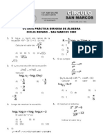 8va. Practica Algebra