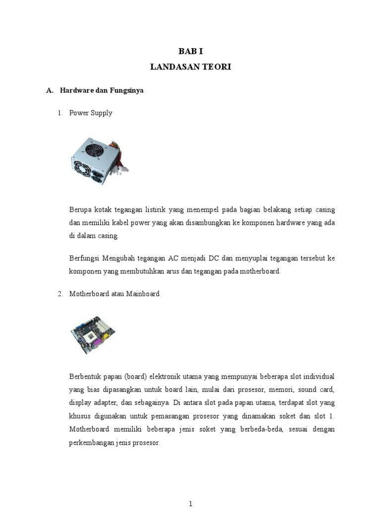 Laporan Praktek Cpu Pdf