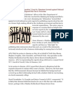 Stealth Jihad Example