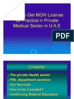 MOH Liscense Information in PDF