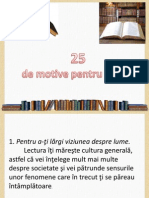 25 Motive de Lectura