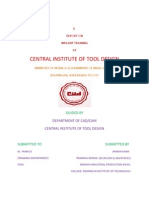 Central Institute of Tool Design: A Report On Inplant Training AT