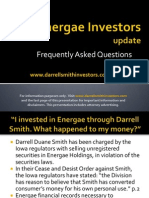 Updates for Darrell Duane Smith investors in Energae and iLenders
