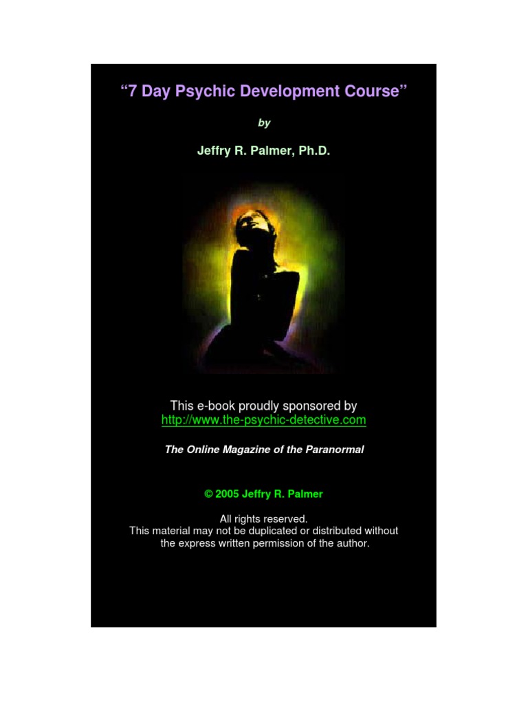 7 Day Psychic Development Course | PDF | Intuition | Meditation