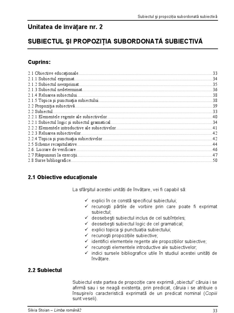 02 Subiectul | PDF