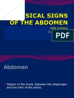 Physical Signs of The Abdomen