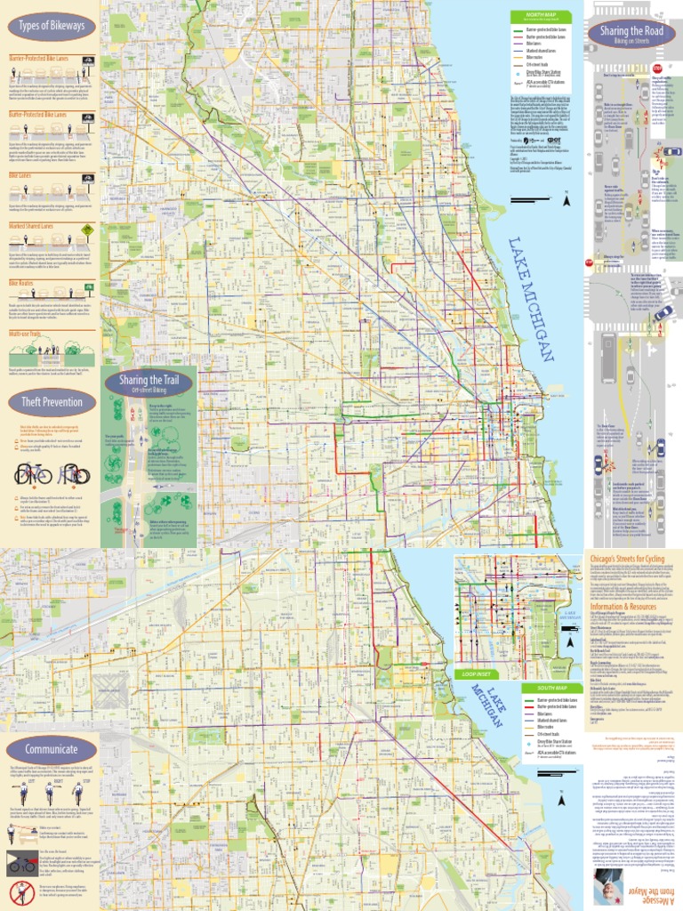 Chicago Bike Map 2013