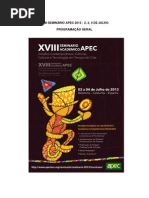 PROGRAMAÇÃO SEMINÁRIO ATUALIZADA