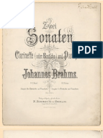 Brahms Clarinet Sonata 1